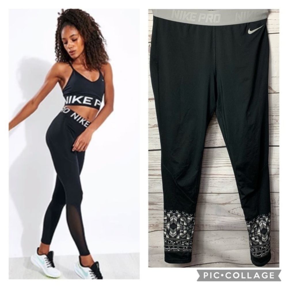Nike Pro Dri Fit Aztec Print Leggings